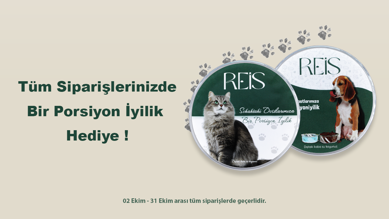 Tüm Siparişlerinizde Bir Porsiyon İyilik Hediye