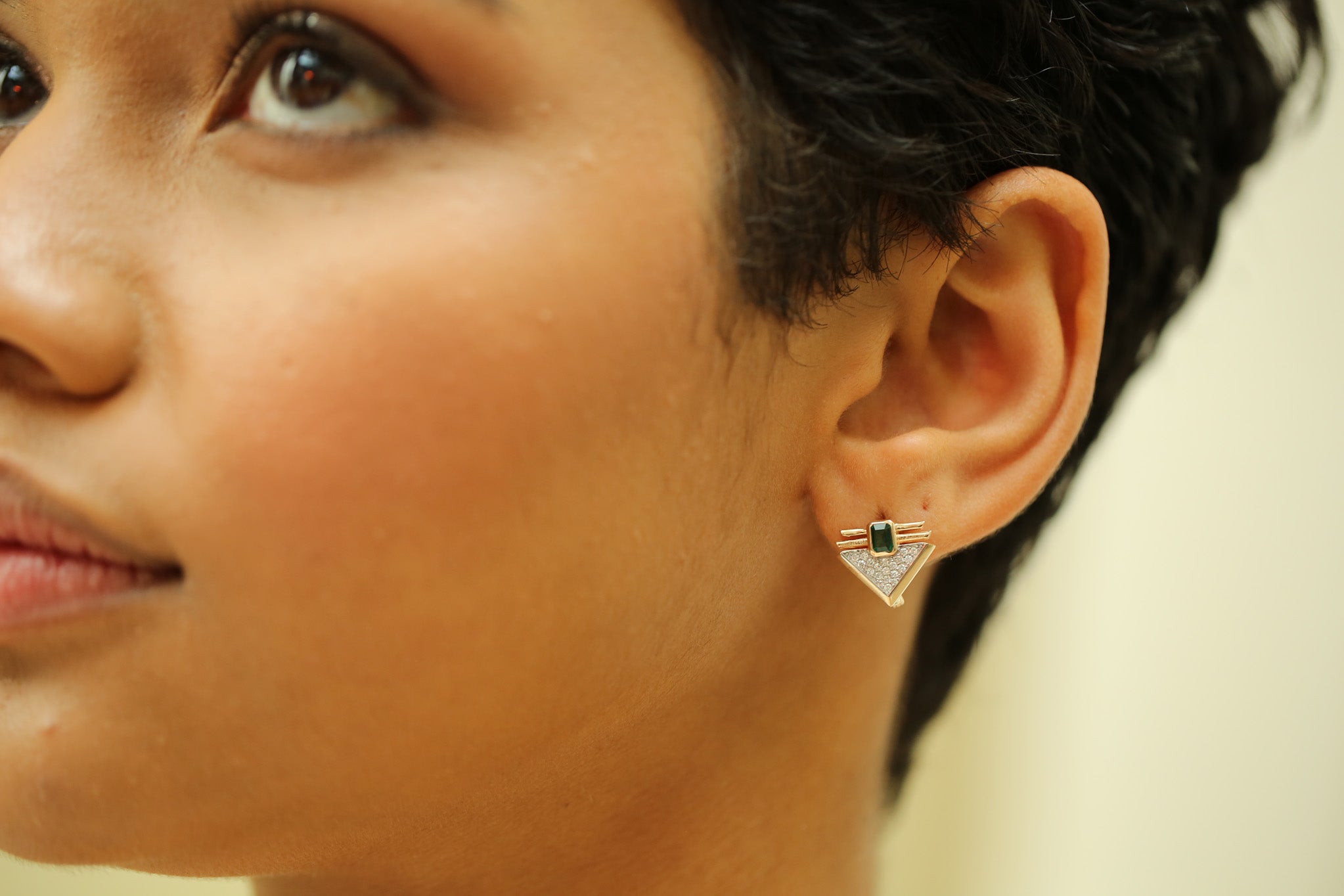 Prego Green Earrings