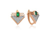 Prego Green Earrings