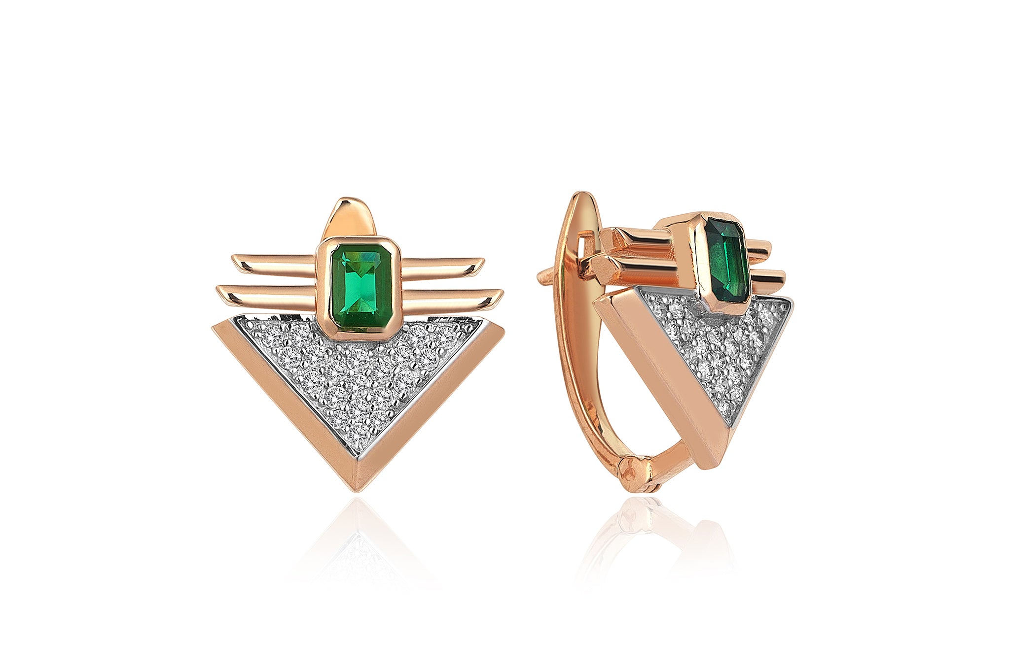Prego Green Earrings