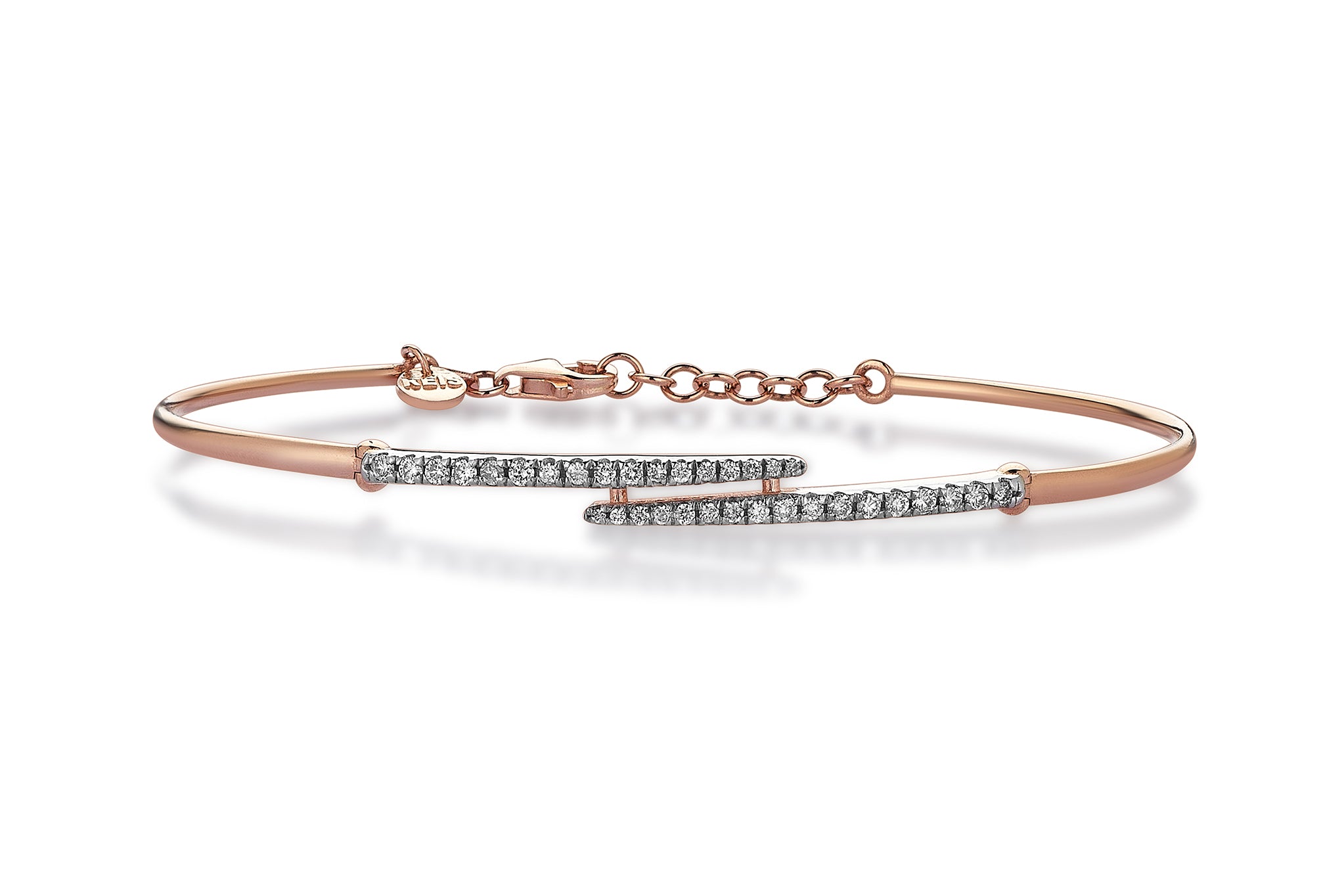 Claw White Bangle