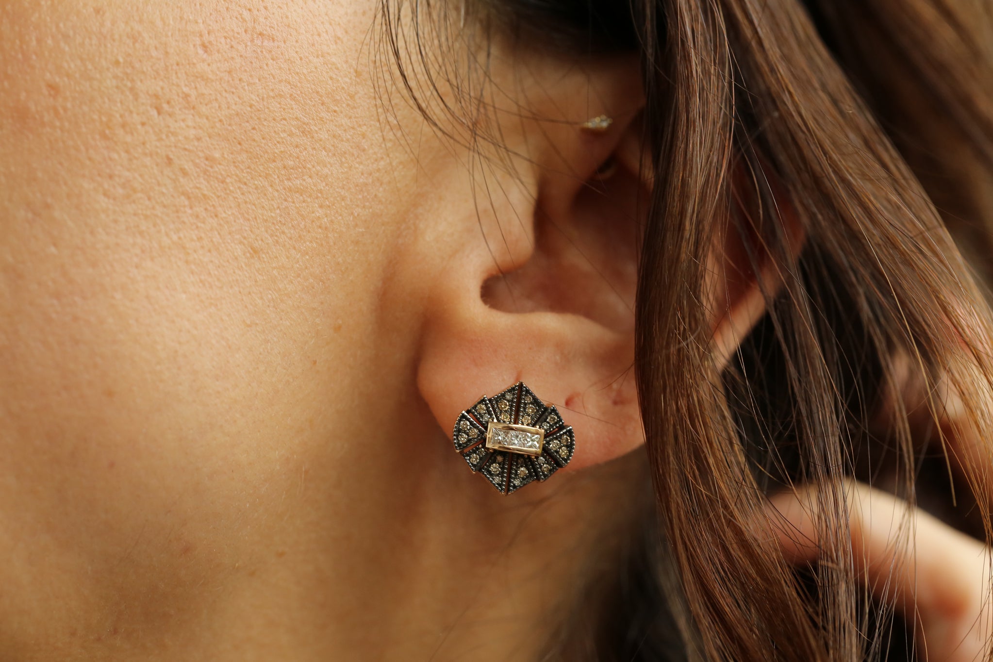 Gotham Grey Earrings