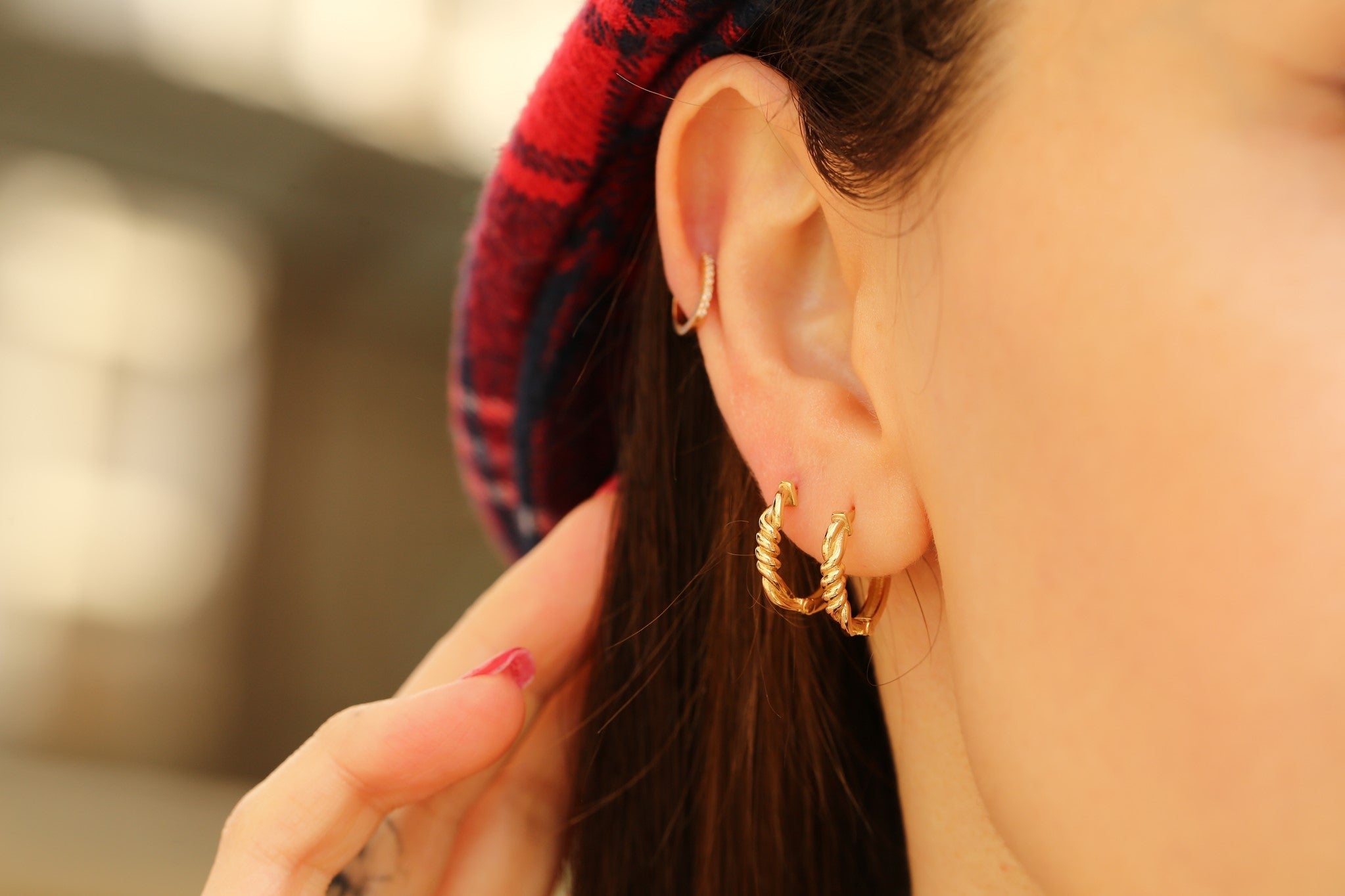 Kasım Düğümü Küpe