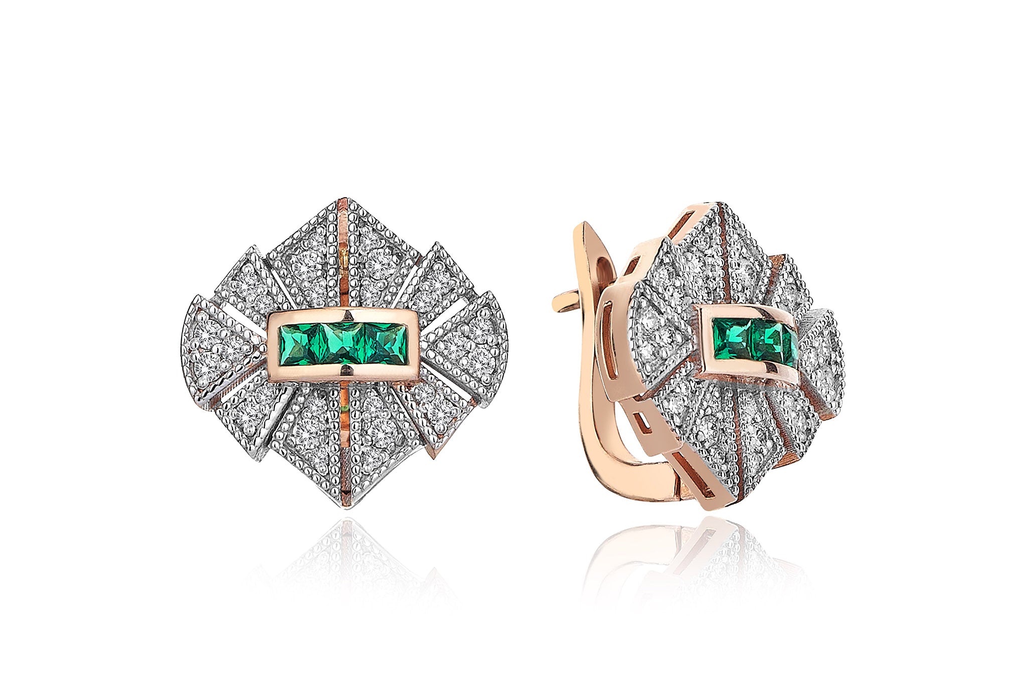 Gotham Green Earrings