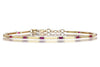 Cable Ruby Bangle