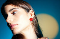 Bıçak ve Gül Earrings