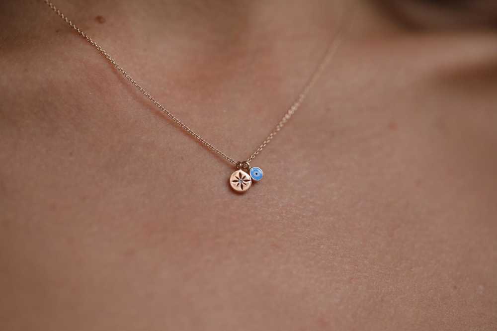 Mini Kutup Yıldızı ve Göz kolye