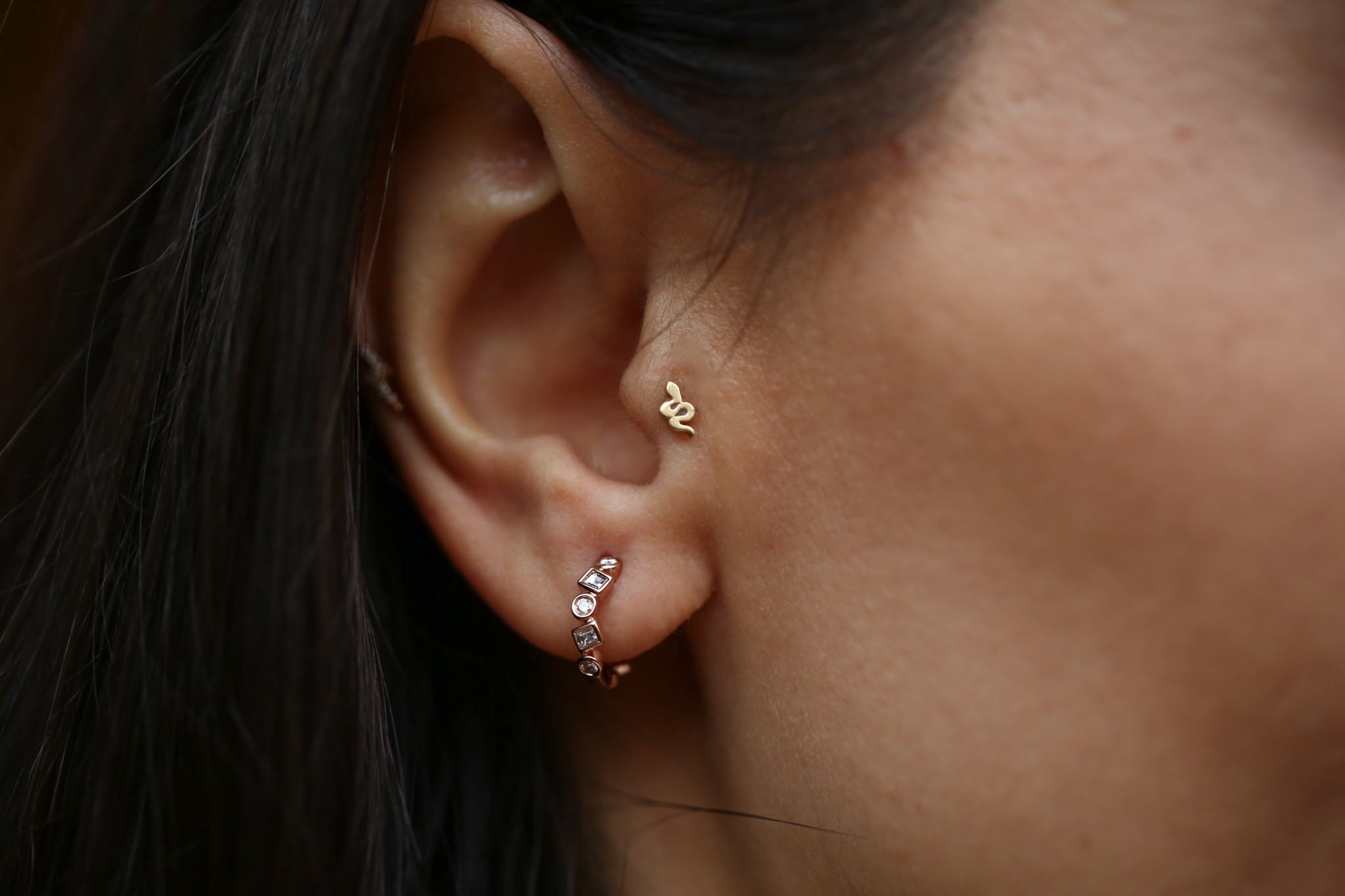 Octangle Earrings