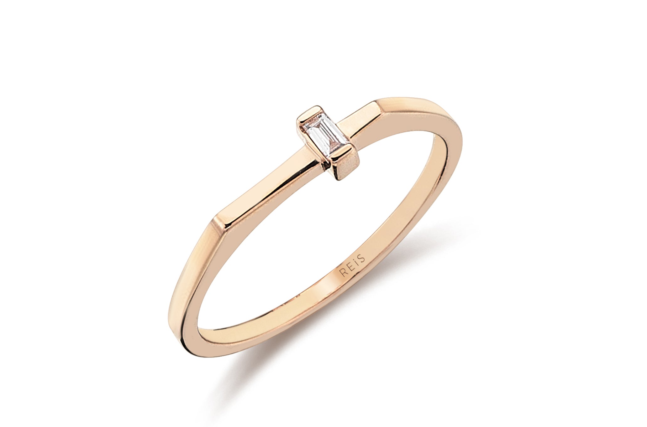 Mini Baget Kare Yüzük