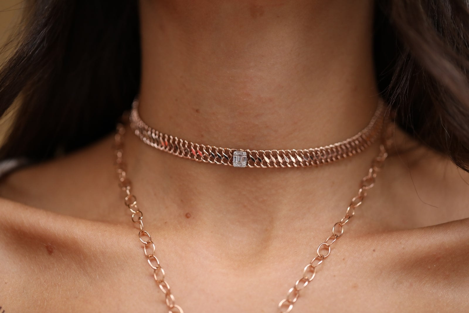 Baget Pırlanta Choker