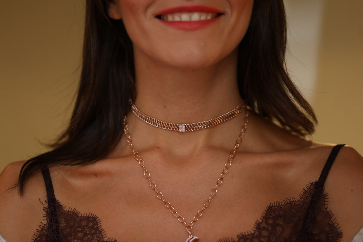 Baget Pırlanta Choker