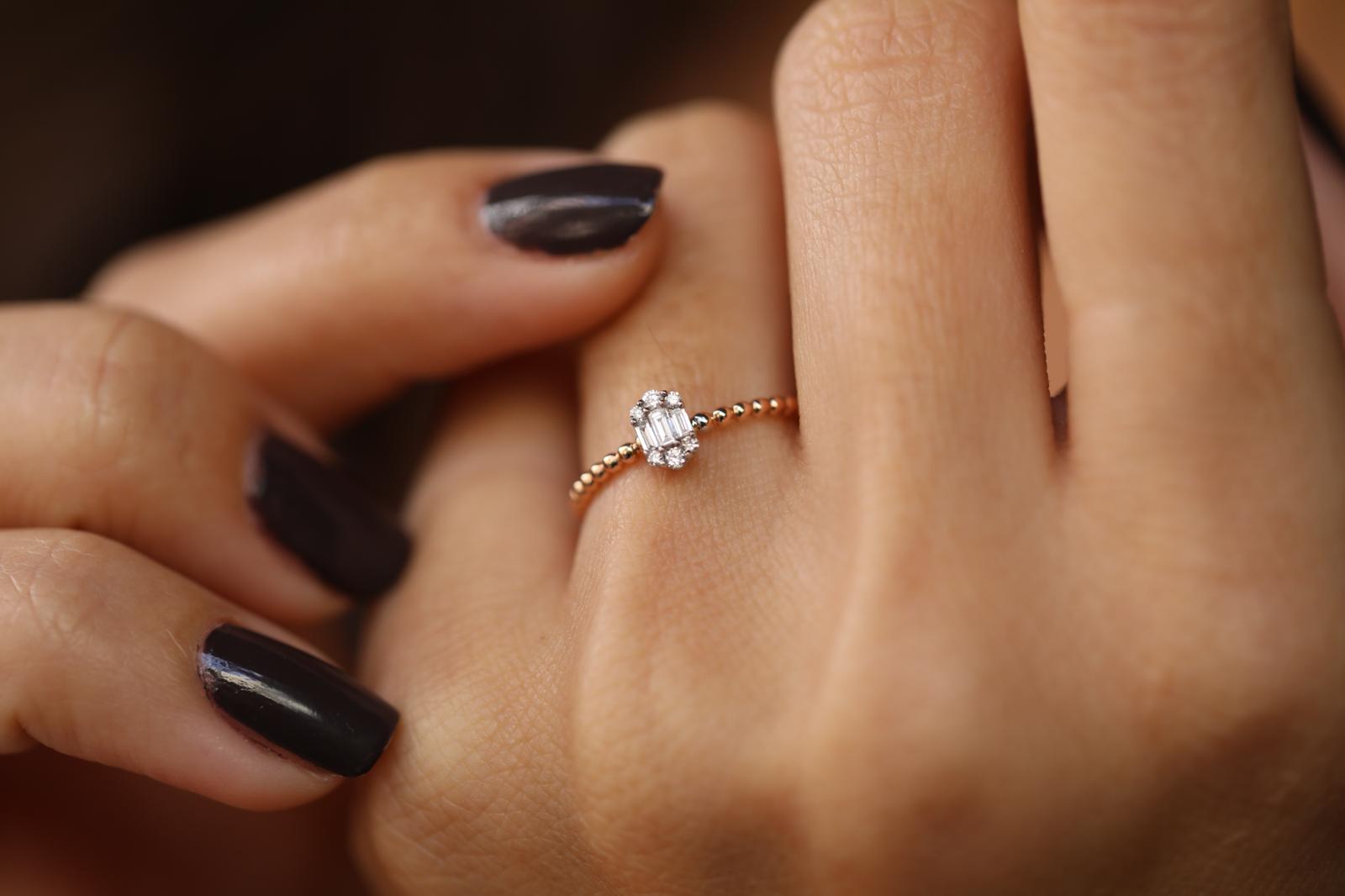 Baget Altıgen Yüzük