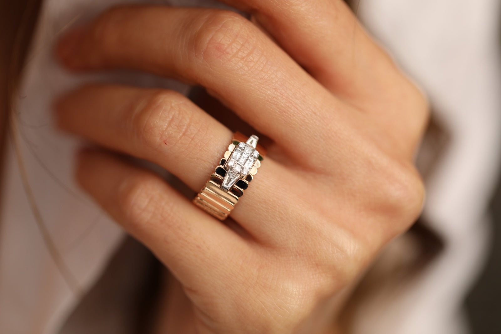 Kemer ve Baget Pırlanta Yüzük