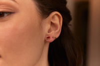 Red Heart Earcing