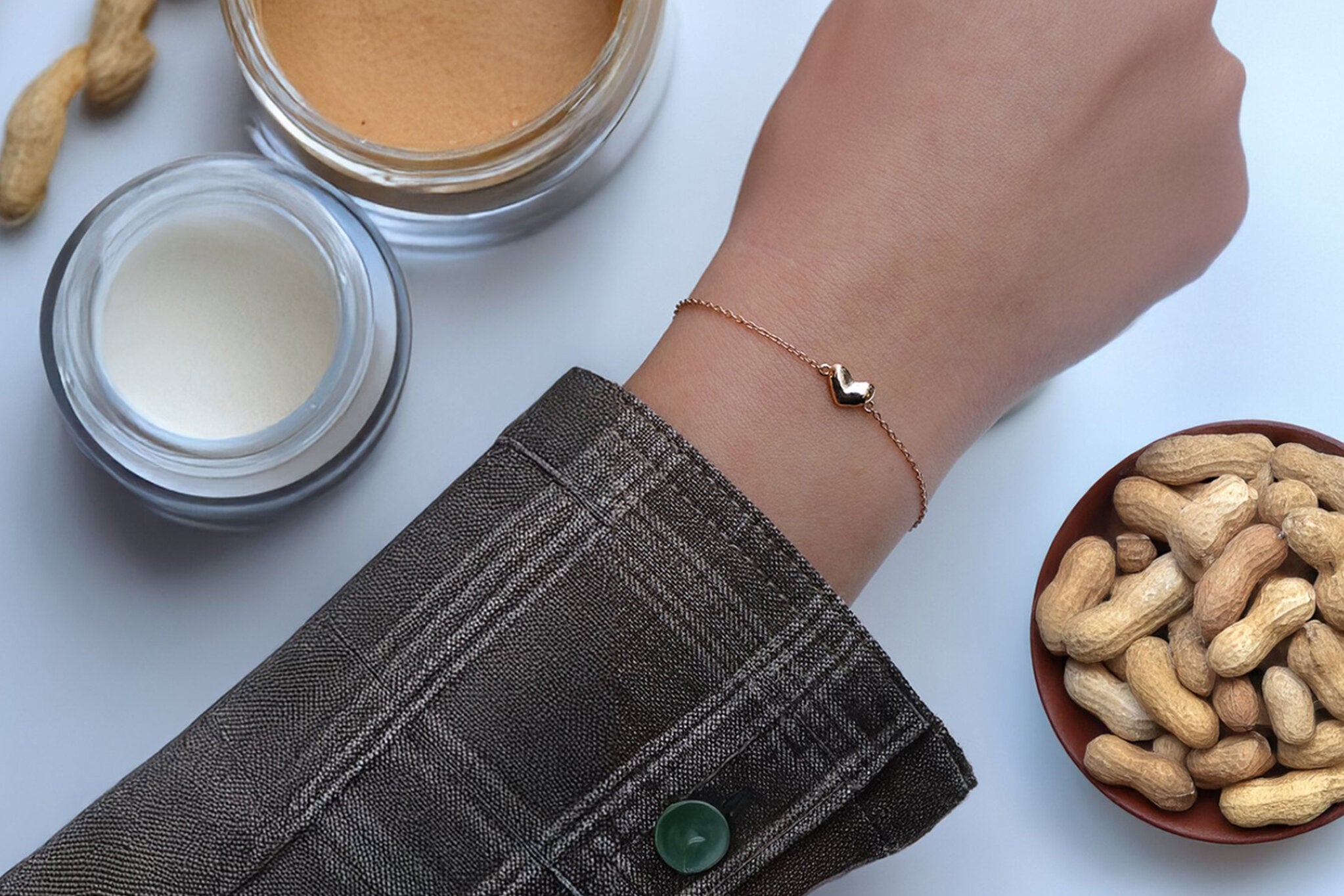 Peanut Heart Bracelet
