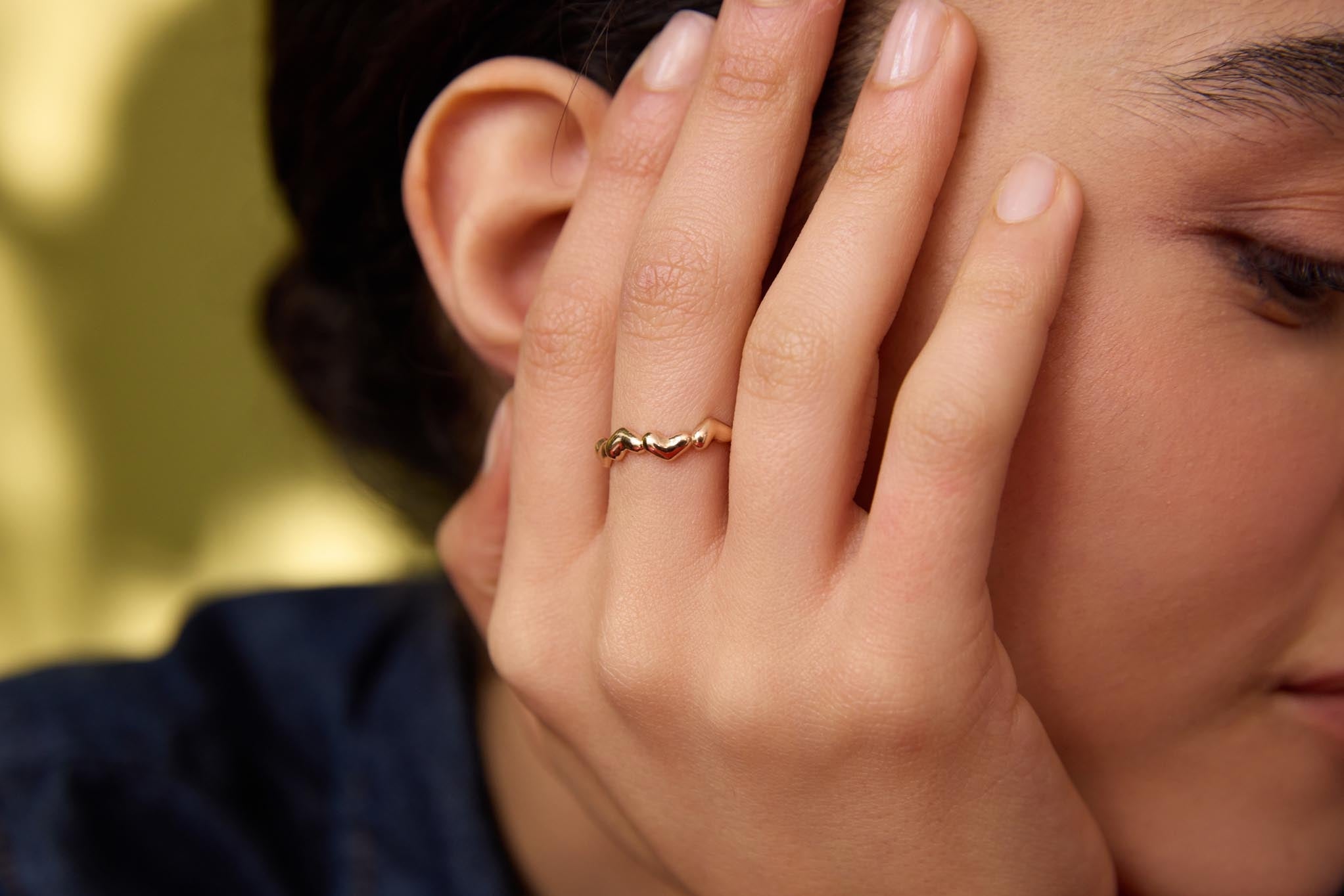 Fully Peanut Heart Ring