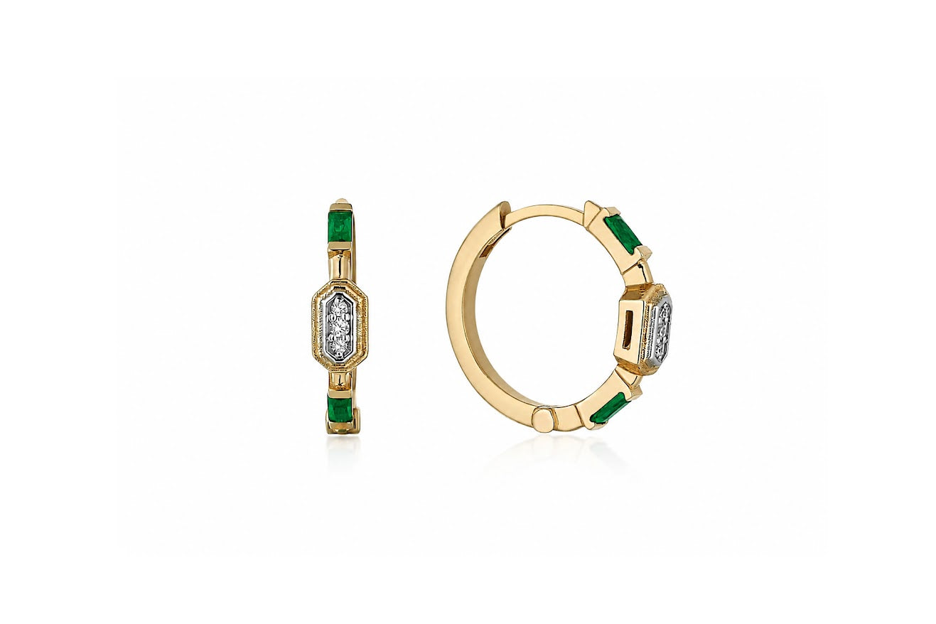 Green Glow Earrings