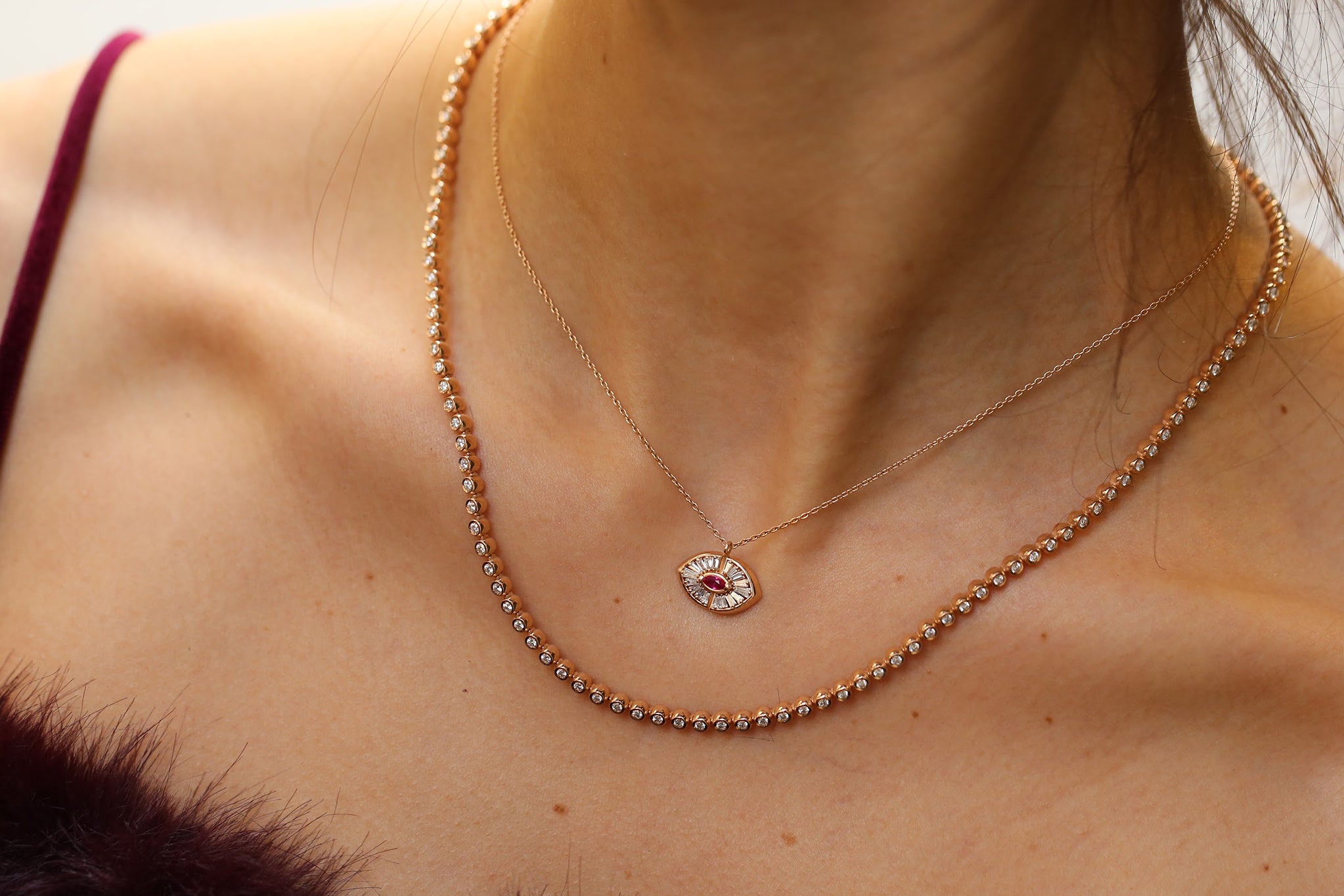 Diamond Tennis Necklace