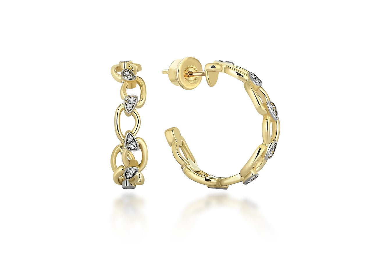 Connection Dia Earrings