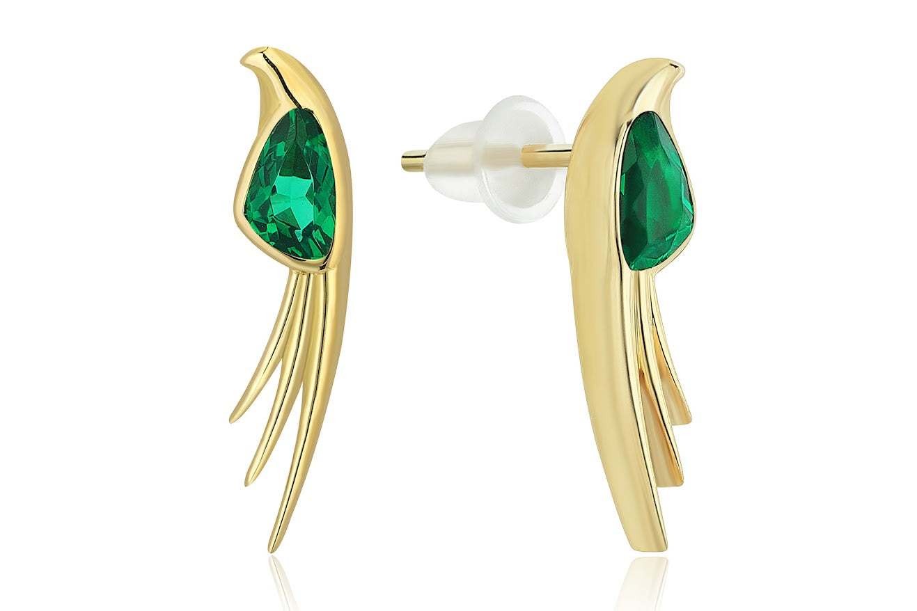 Forest Parrot Earrings