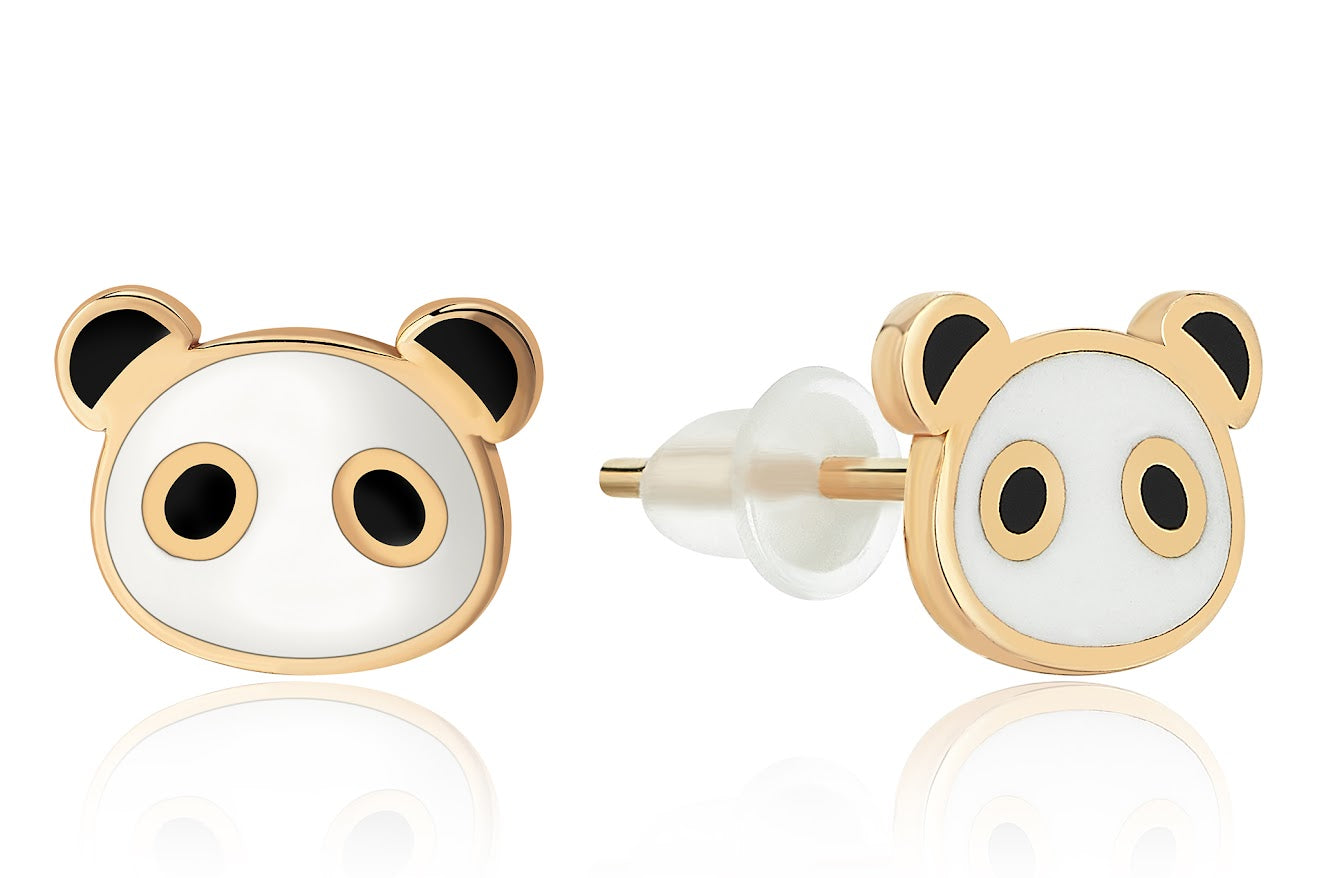 Panda Earrings