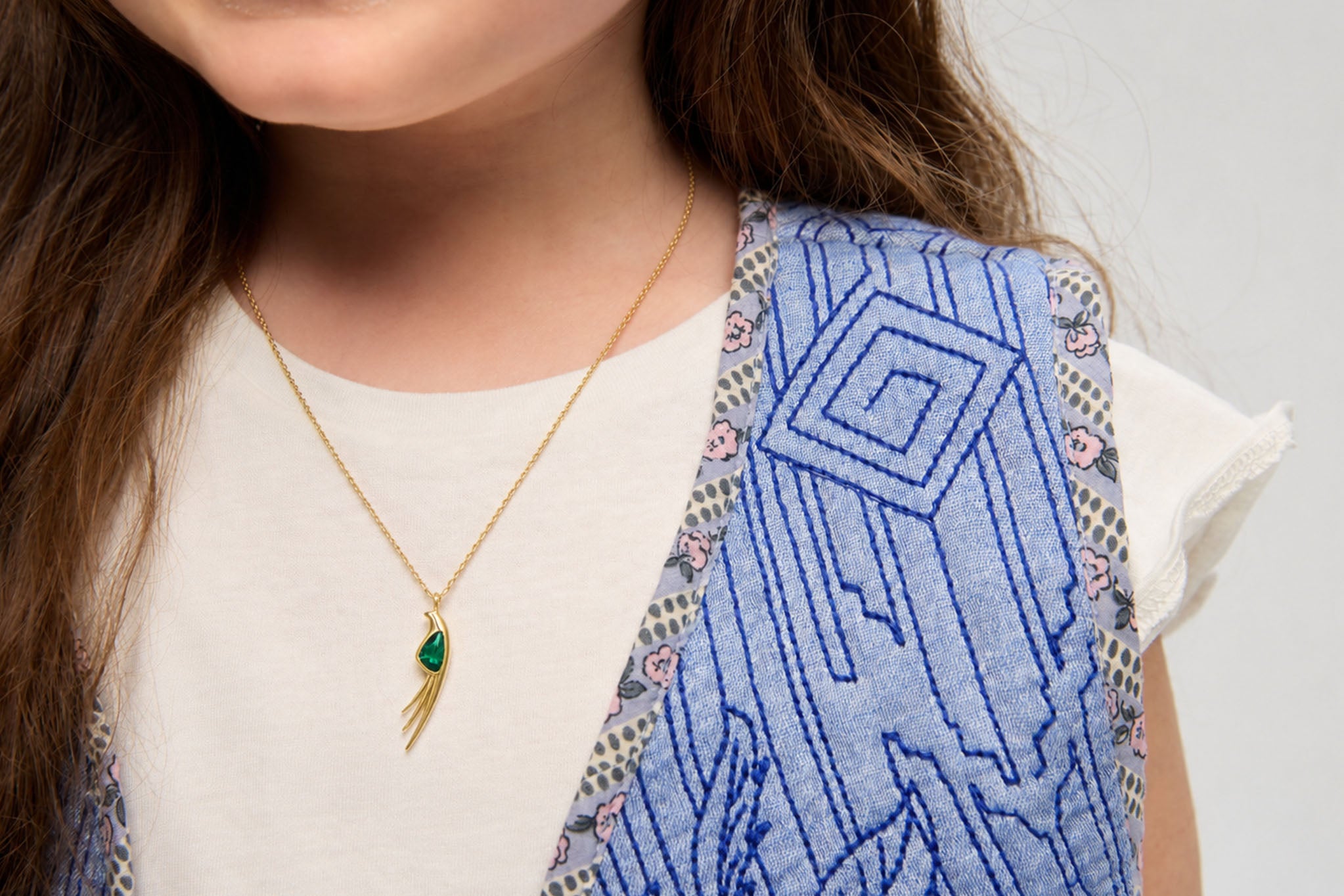Forest Parrot Necklace