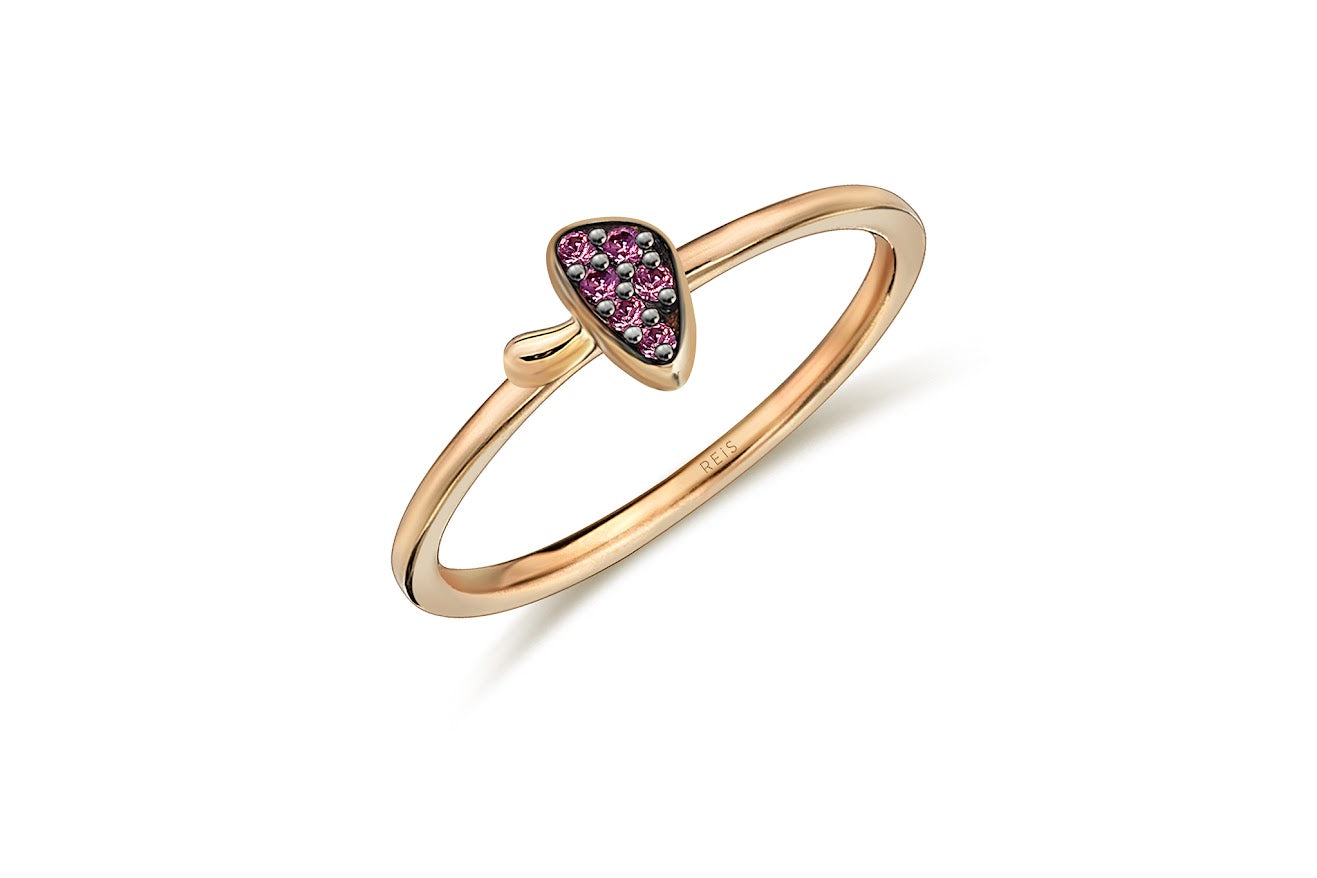 Violet Mushroom Ring