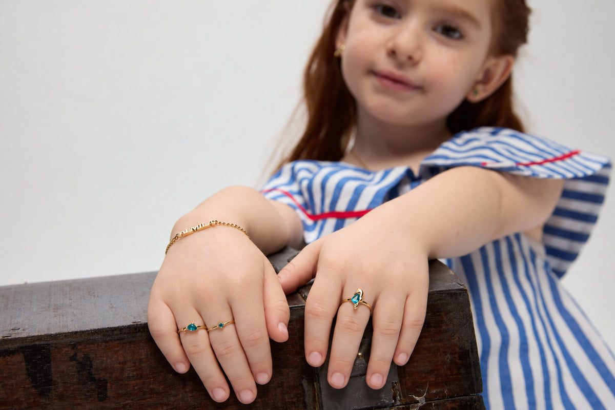 Blue Cube Ring