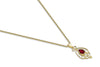 Poem Garnet Necklace