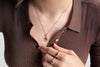 Poem Garnet Necklace