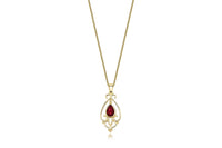 Poem Garnet Necklace