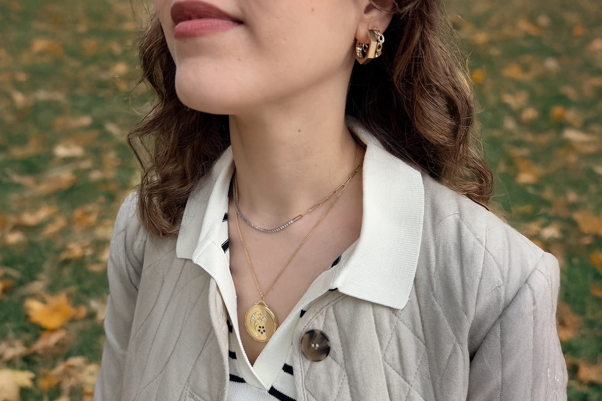 Vintage Memory Piece Necklace