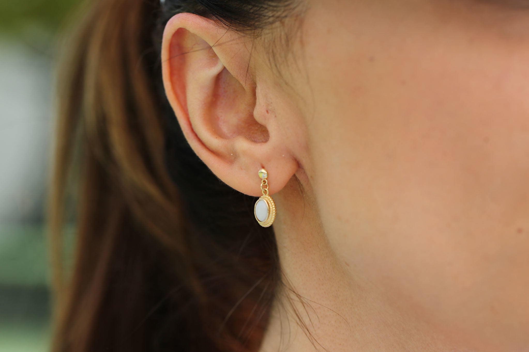 Opal Drop Earrings