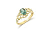 Nostalgic Green Sapphire Ring