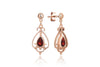 Poem Garnet  Earrings