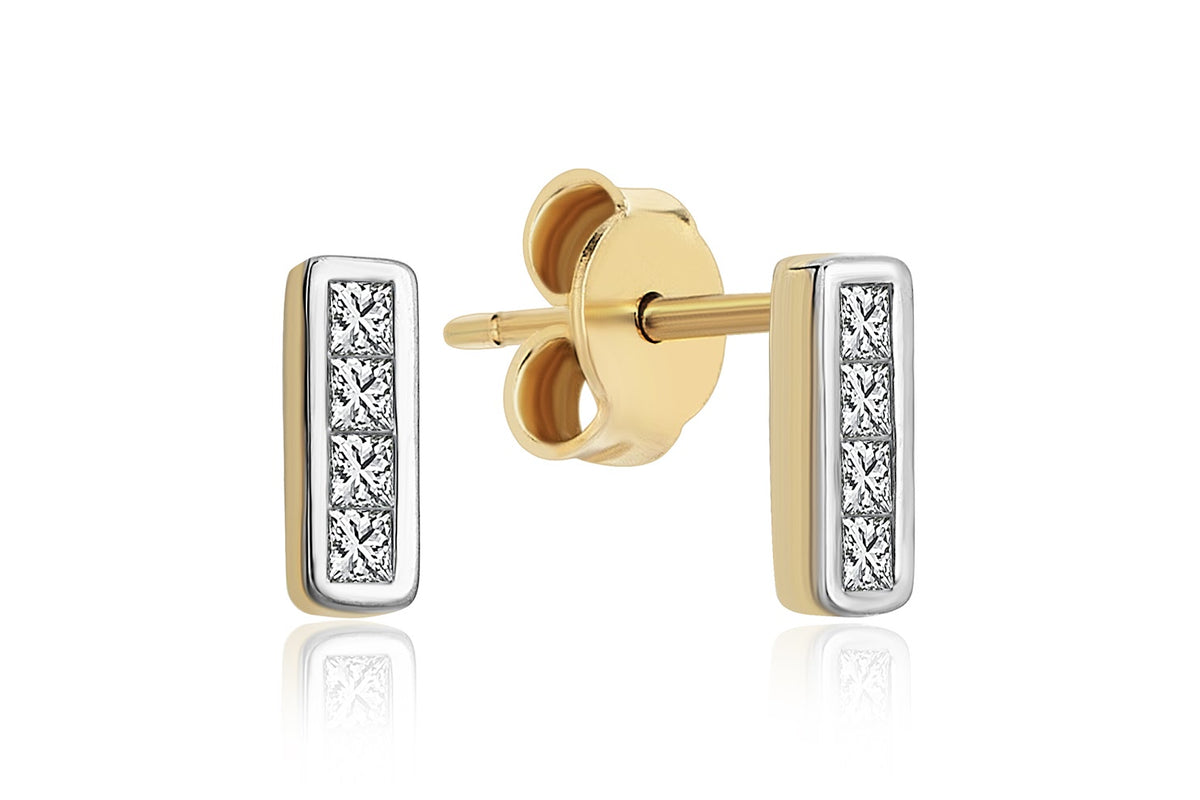 Line Tetris Earrings