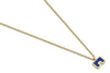 Arch Tetris Blue Necklace