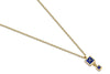 Mini Block Blue Necklace