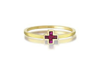 Cross Tetris Pink Ring