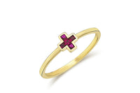 Cross Tetris Pink Ring