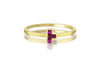 T Block Tetris Pink Ring