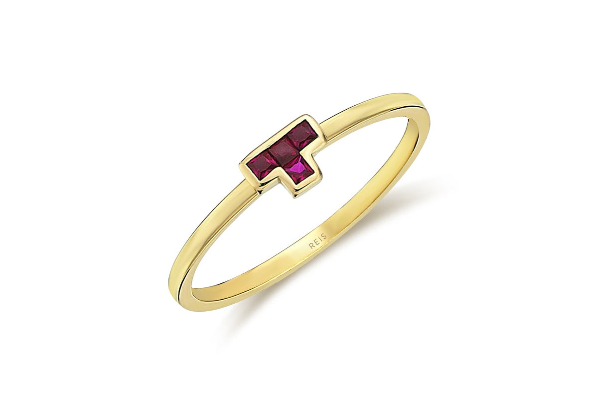 Tee Tetris Pink Ring