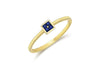Mini Block Blue Ring