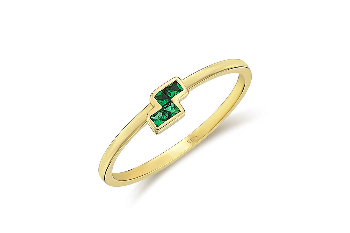 Step Tetris Green Ring