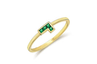 L Tetris Green Ring