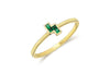 Zigzag Tetris Green Ring
