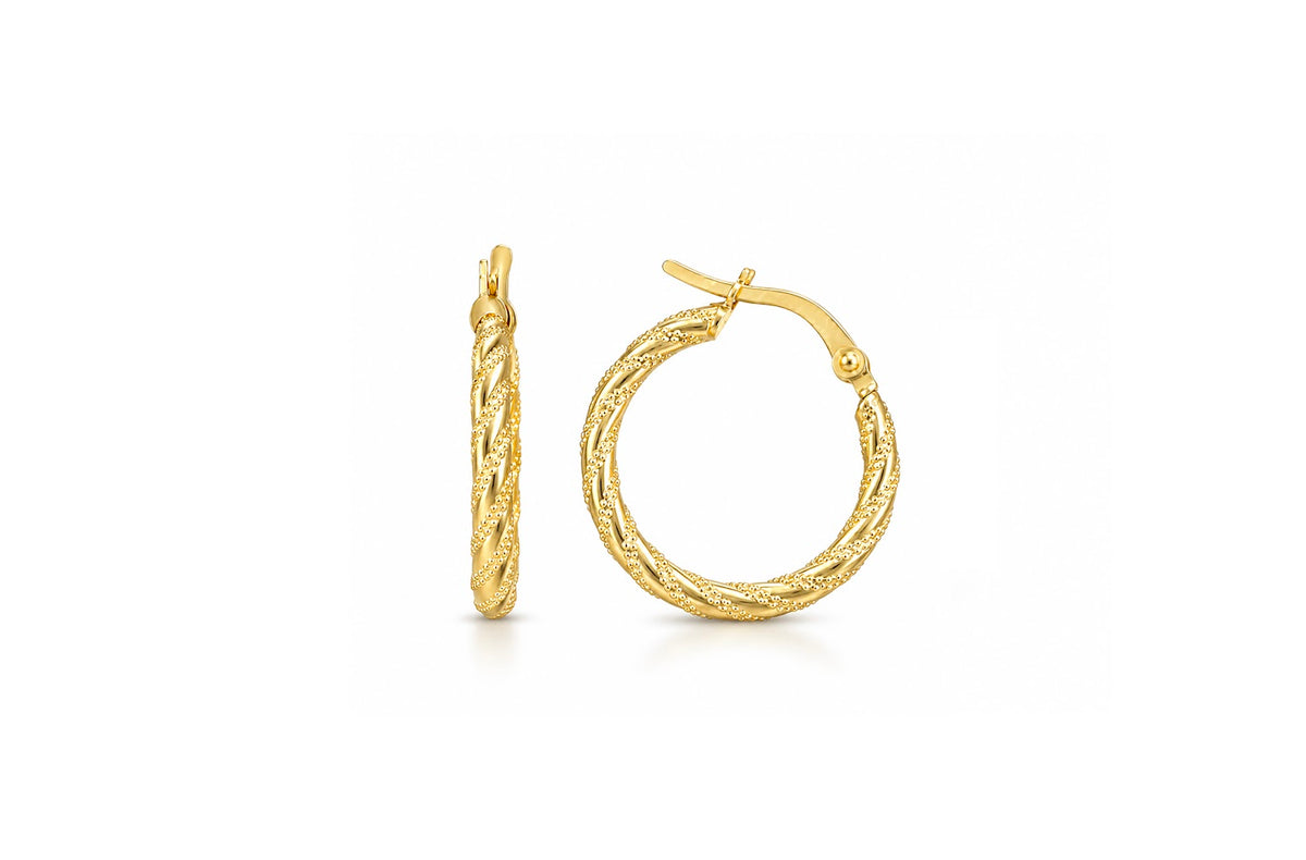 Rope Hoop Earrings