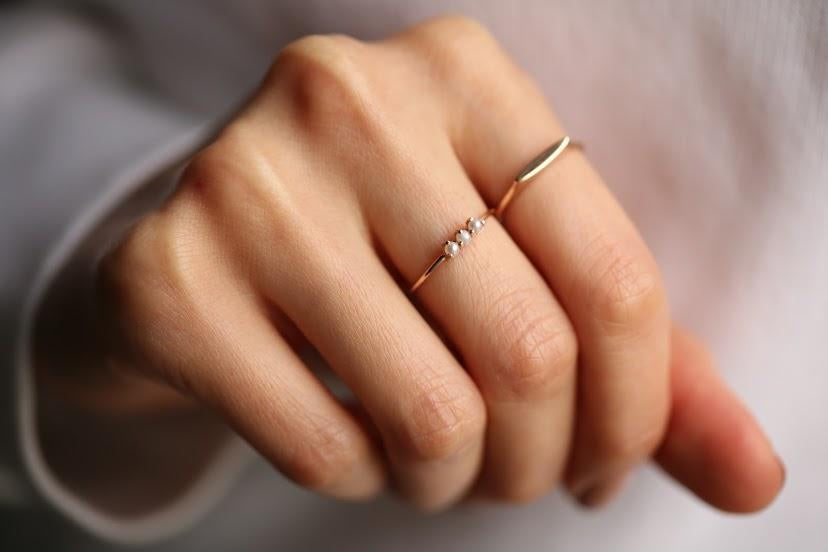 Üç Sıra İnci Yüzük