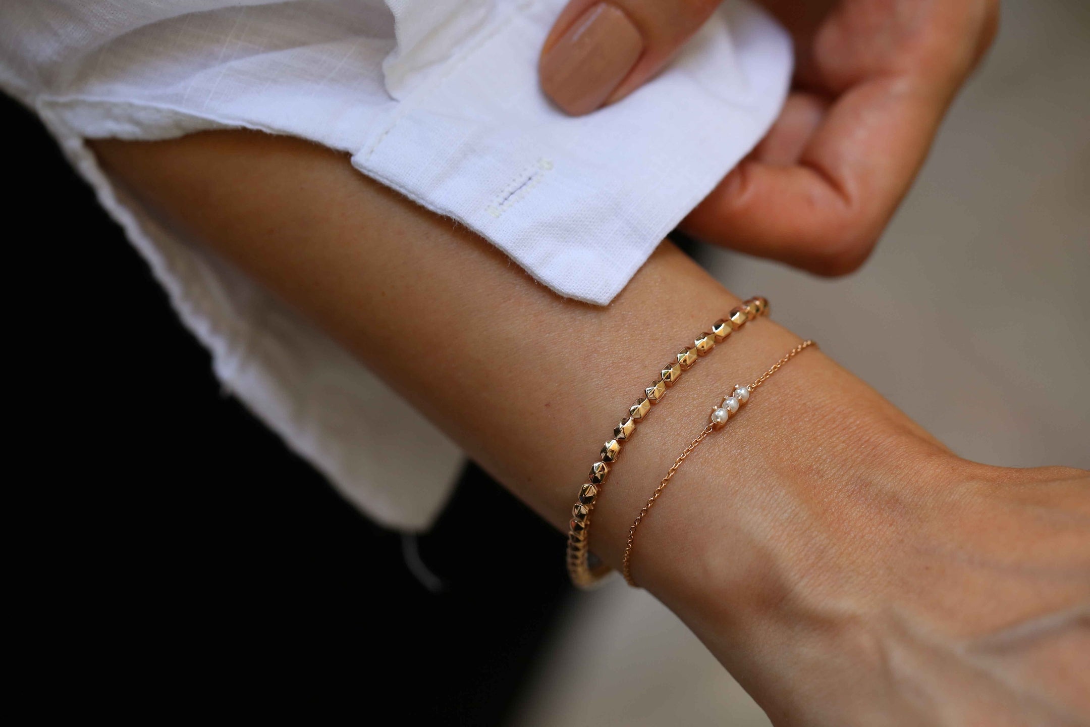 Üç Sıra İnci Bileklik