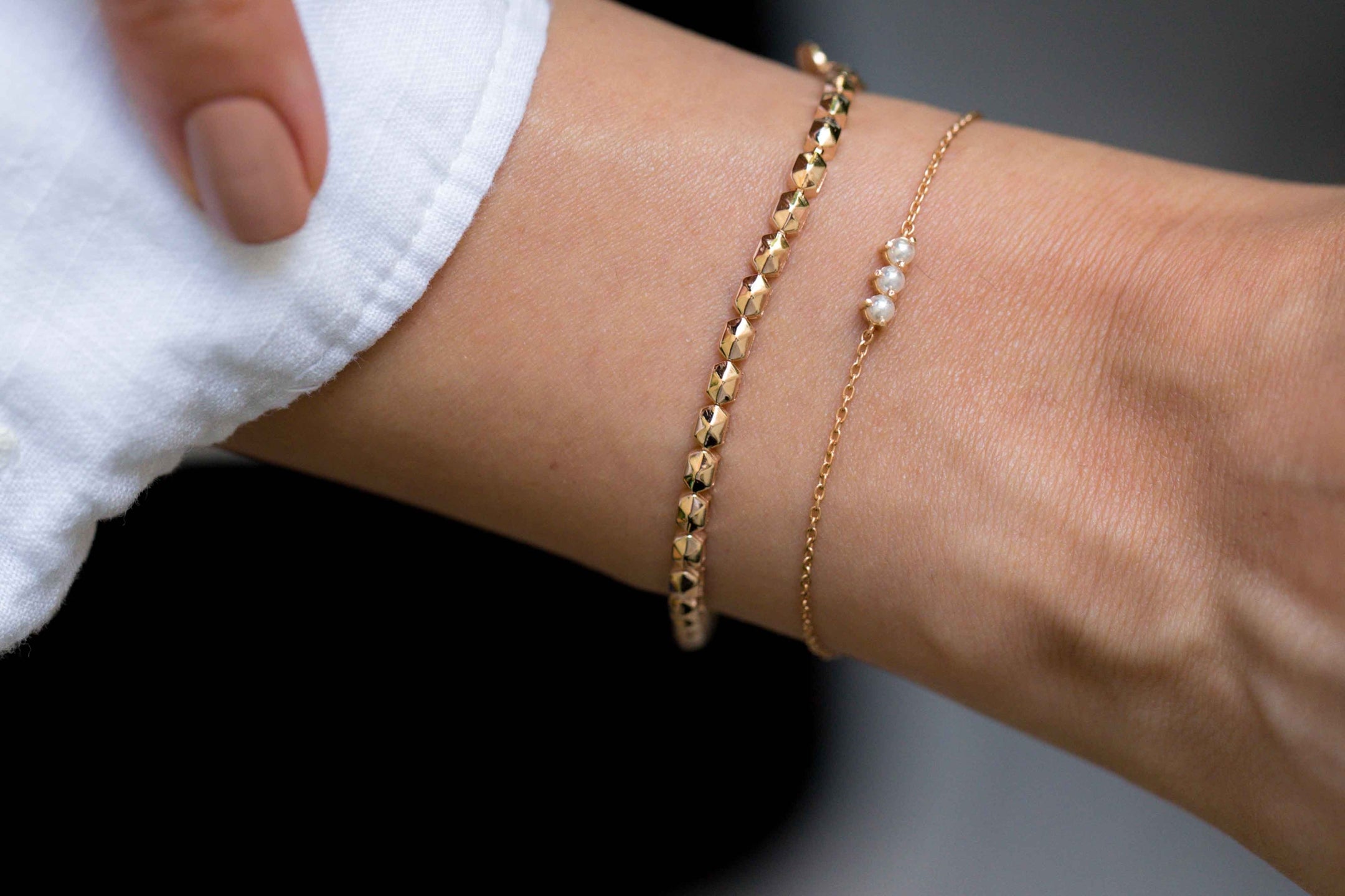 Üç Sıra İnci Bileklik